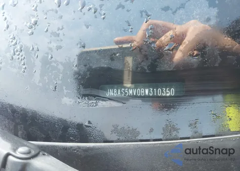 2011 Nissan Rogue Sv z USA, uszkodzony, nr VIN JN8AS5MV0BW310350